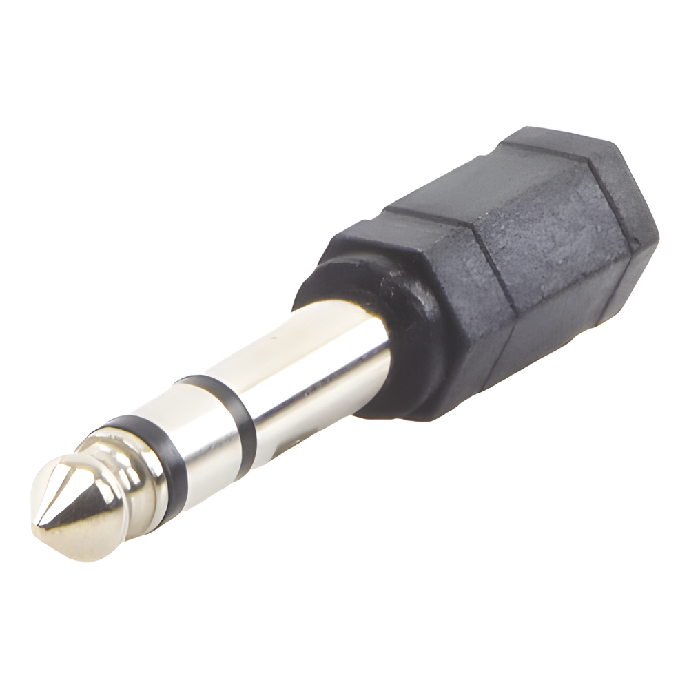 Adaptador de audio 3.5mm hembra a 6.3mm macho (Audio estereo) EPCOM PROAUDIO - Imagen 1