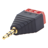 Conector de audio de 3,5 mm macho a terminal de tornillo de 3 pines EPCOM PROAUDIO - Imagen 1