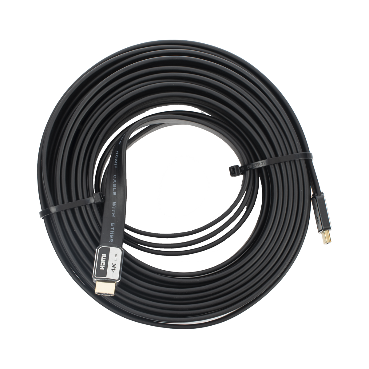 Cable HDMI 2.0 Plano 10m (32.81ft) 4K@60Hz 18Gbps Chapado en Oro EPCOM PROAUDIO EP-PH-4K-10M - Imagen 2