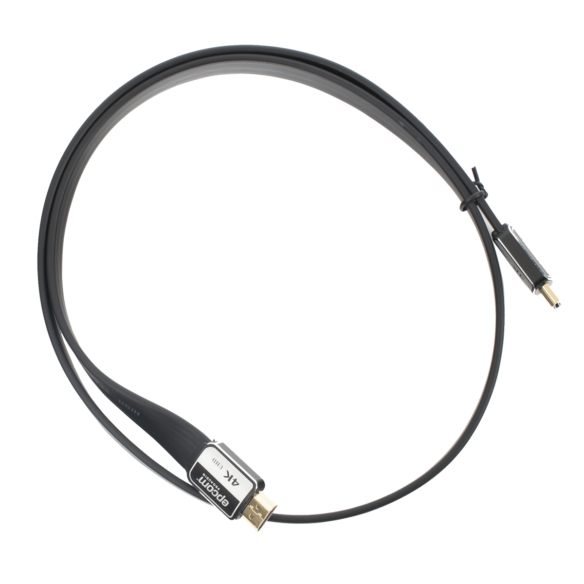 Cable HDMI 2.0 Plano 1m (3.28ft) 18Gbps 4K 60Hz 30AWG Conectores Oro EPCOM PROAUDIO EP-PH-4K-1M - Imagen 2