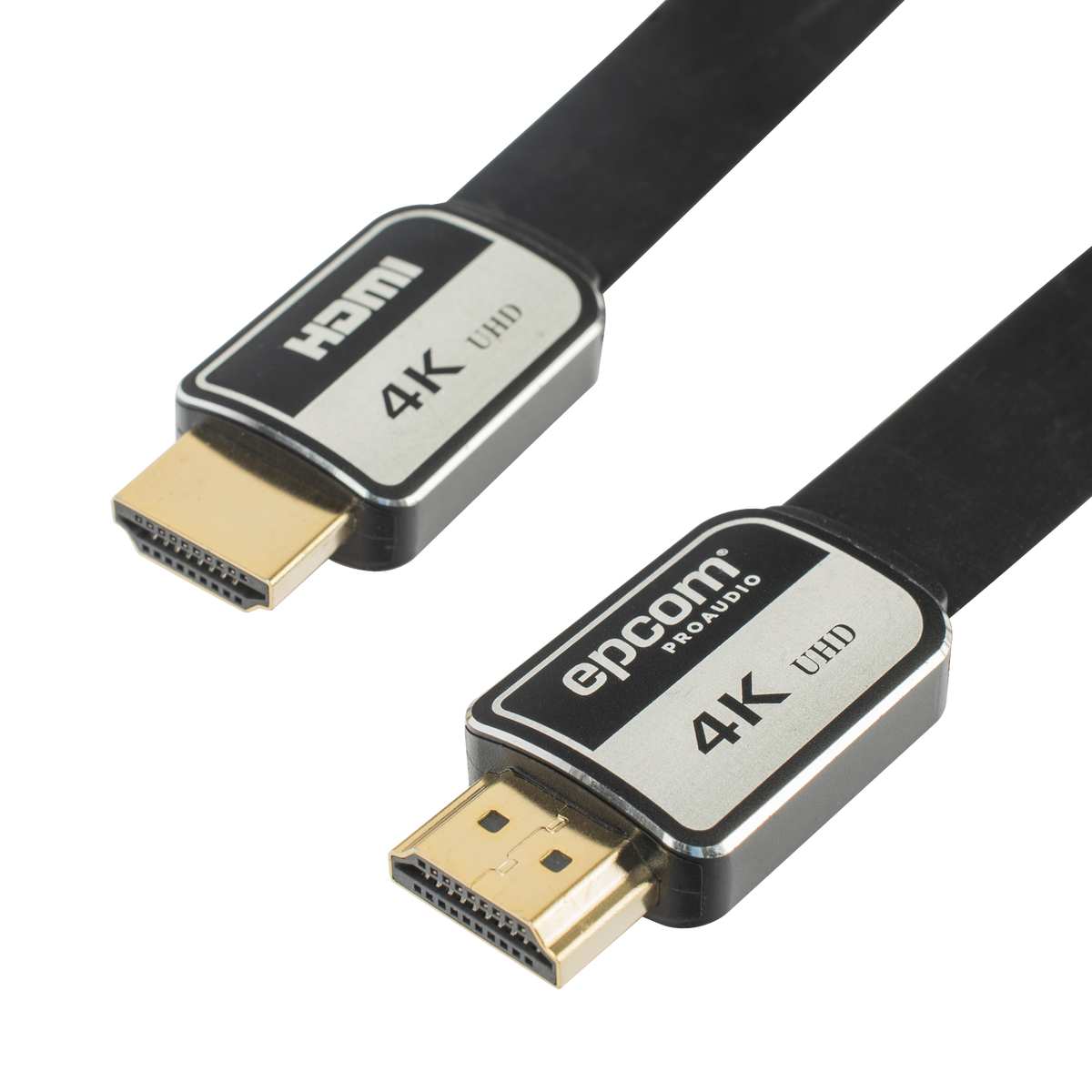 Cable HDMI 2.0 Plano 5m (16.4ft) 4K 60Hz 18Gbps 30 AWG Conectores Oro EPCOM PROAUDIO EP-PH-4K-5M - Imagen 1