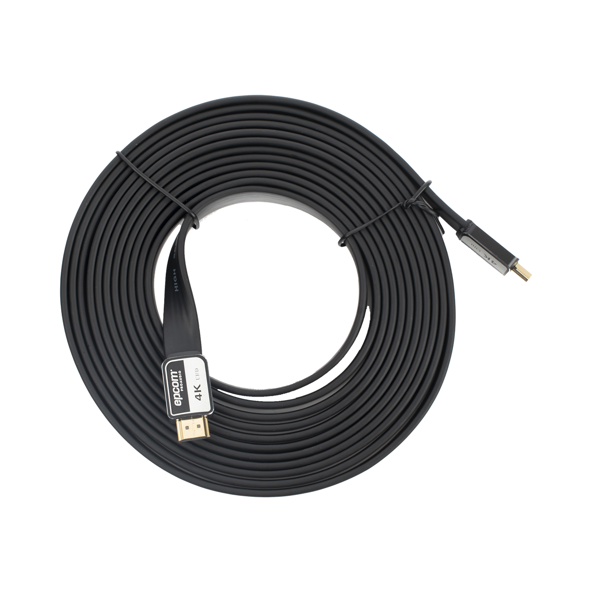 Cable HDMI 2.0 Plano 5m (16.4ft) 4K 60Hz 18Gbps 30 AWG Conectores Oro EPCOM PROAUDIO EP-PH-4K-5M - Imagen 2