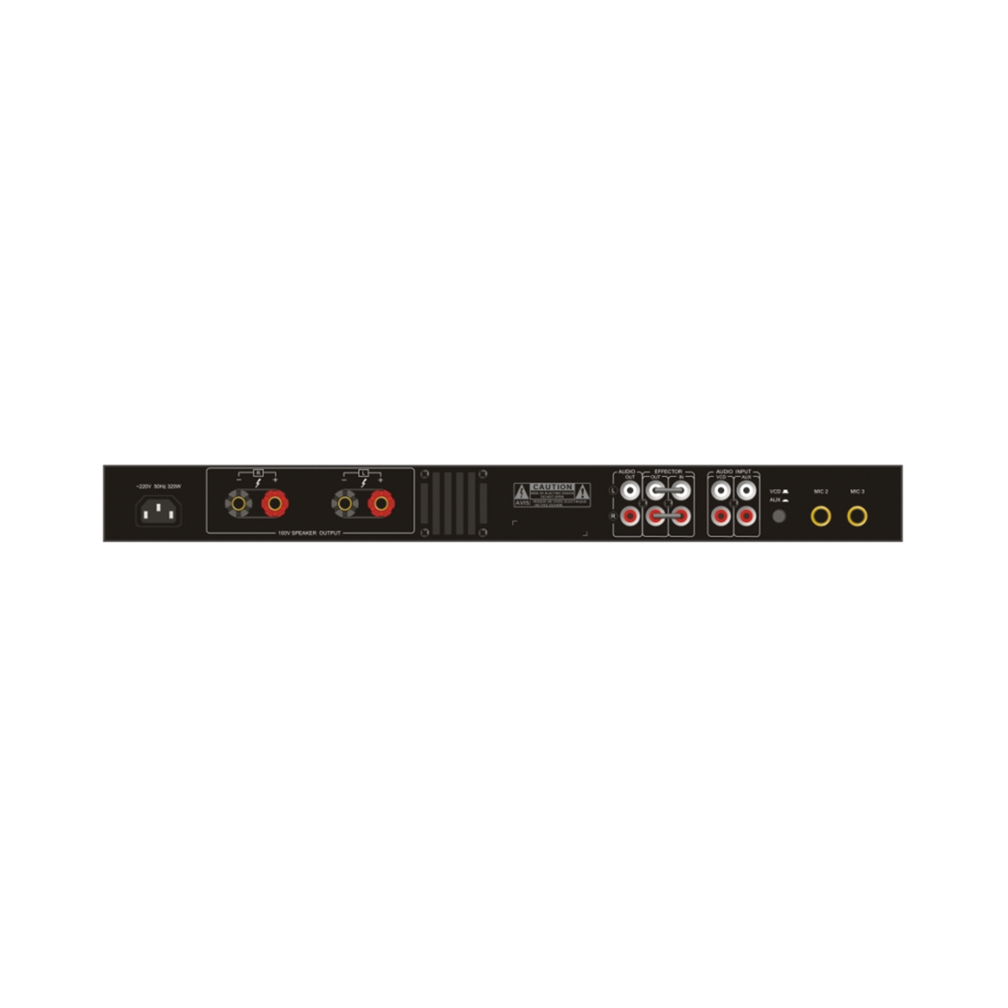 Amplificador de Audio | 2 x 60W | Baja Impedancia 4 - 8Ω | Reproductor Bluetooth, USB, SD | Efectos Integrados Delay, Echo, Repeat EPCOM PROAUDIO - Imagen 1