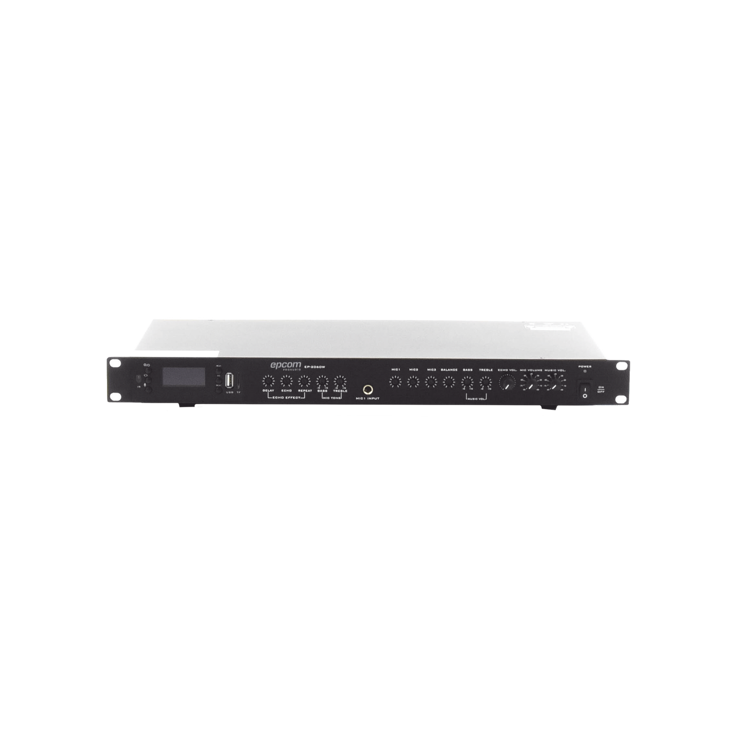 Amplificador de Audio | 2 x 60W | Baja Impedancia 4 - 8Ω | Reproductor Bluetooth, USB, SD | Efectos Integrados Delay, Echo, Repeat EPCOM PROAUDIO - Imagen 2