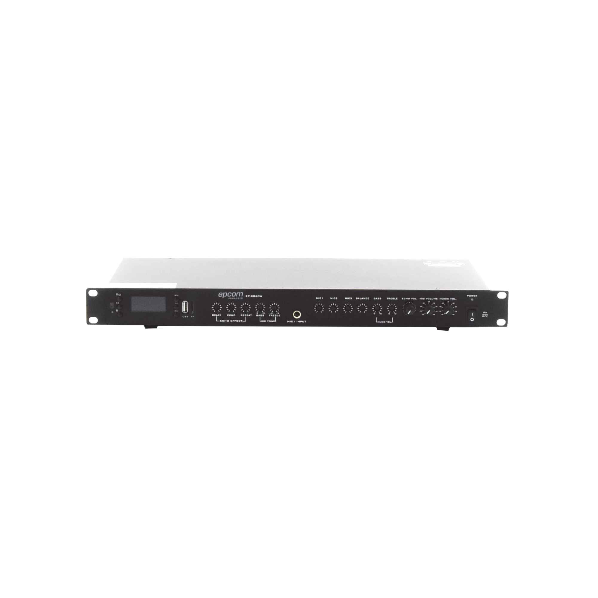 Amplificador de Audio | 2 x 60W | Baja Impedancia 4 - 8Ω | Reproductor Bluetooth, USB, SD | Efectos Integrados Delay, Echo, Repeat EPCOM PROAUDIO - Imagen 2