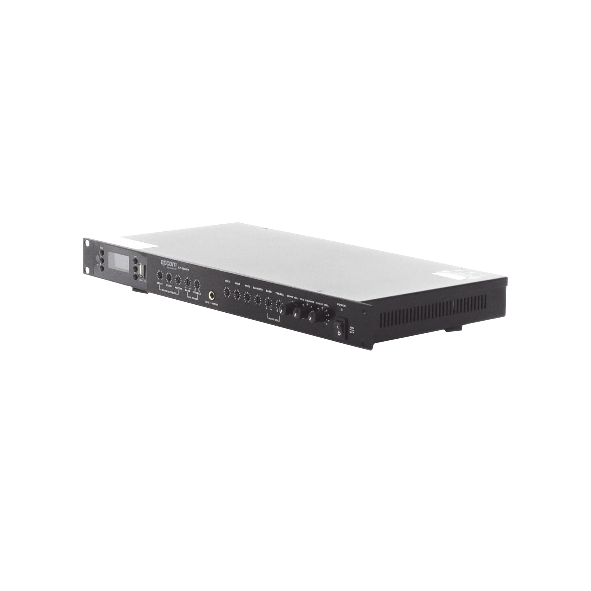 Amplificador de Audio | 2 x 60W | Baja Impedancia 4 - 8Ω | Reproductor Bluetooth, USB, SD | Efectos Integrados Delay, Echo, Repeat EPCOM PROAUDIO - Imagen 3