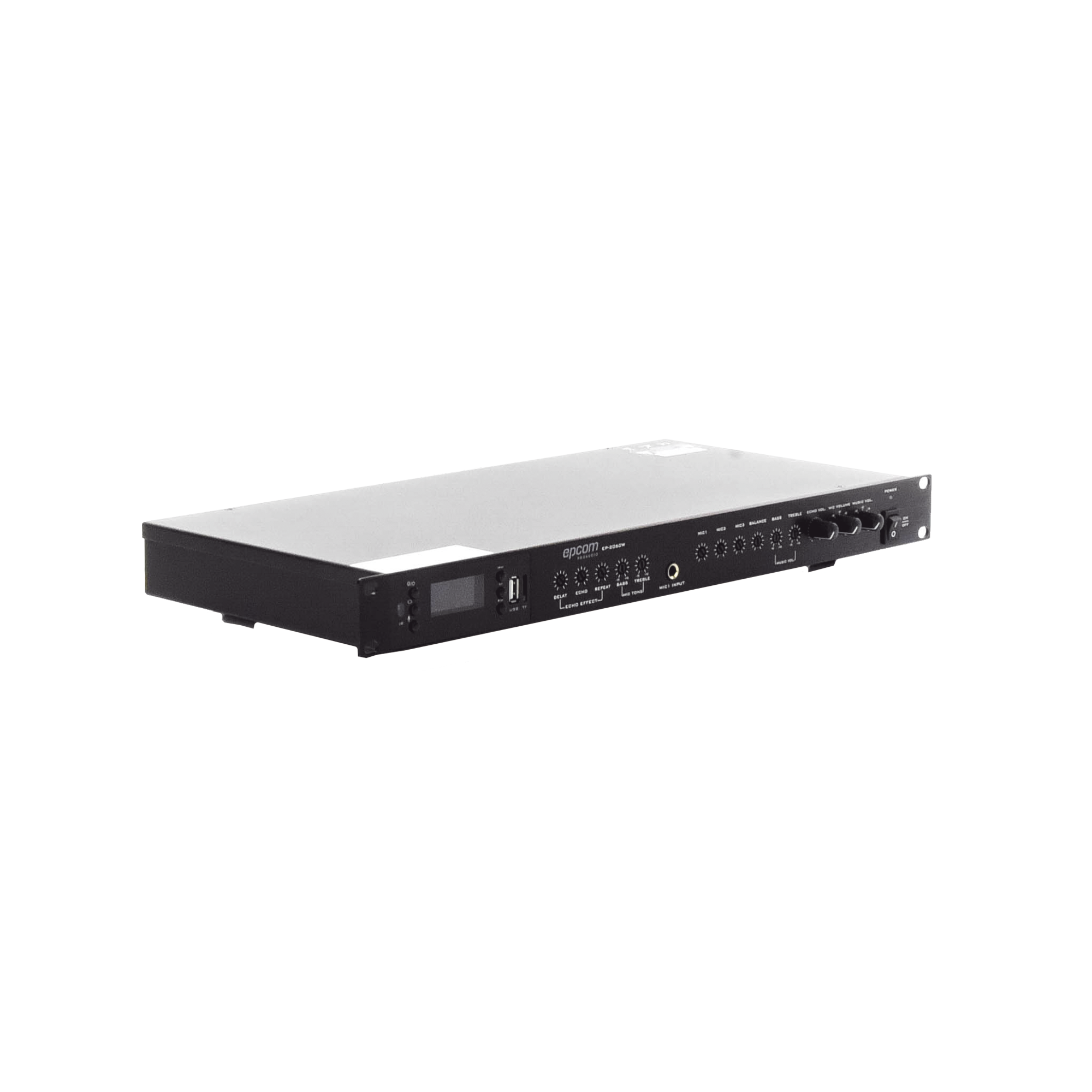 Amplificador de Audio | 2 x 60W | Baja Impedancia 4 - 8Ω | Reproductor Bluetooth, USB, SD | Efectos Integrados Delay, Echo, Repeat EPCOM PROAUDIO - Imagen 5