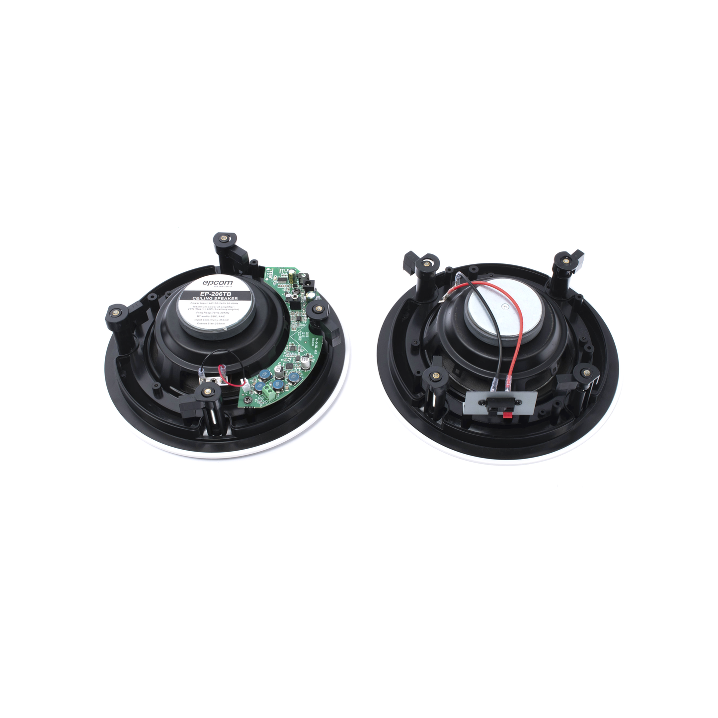 Kit de Bocinas de plafón 6.5in | Conexión Bluetooth | 2 x 20W | Frameless | Bocina Pasiva + Bocina Activa | EPCOM PROAUDIO - Imagen 2