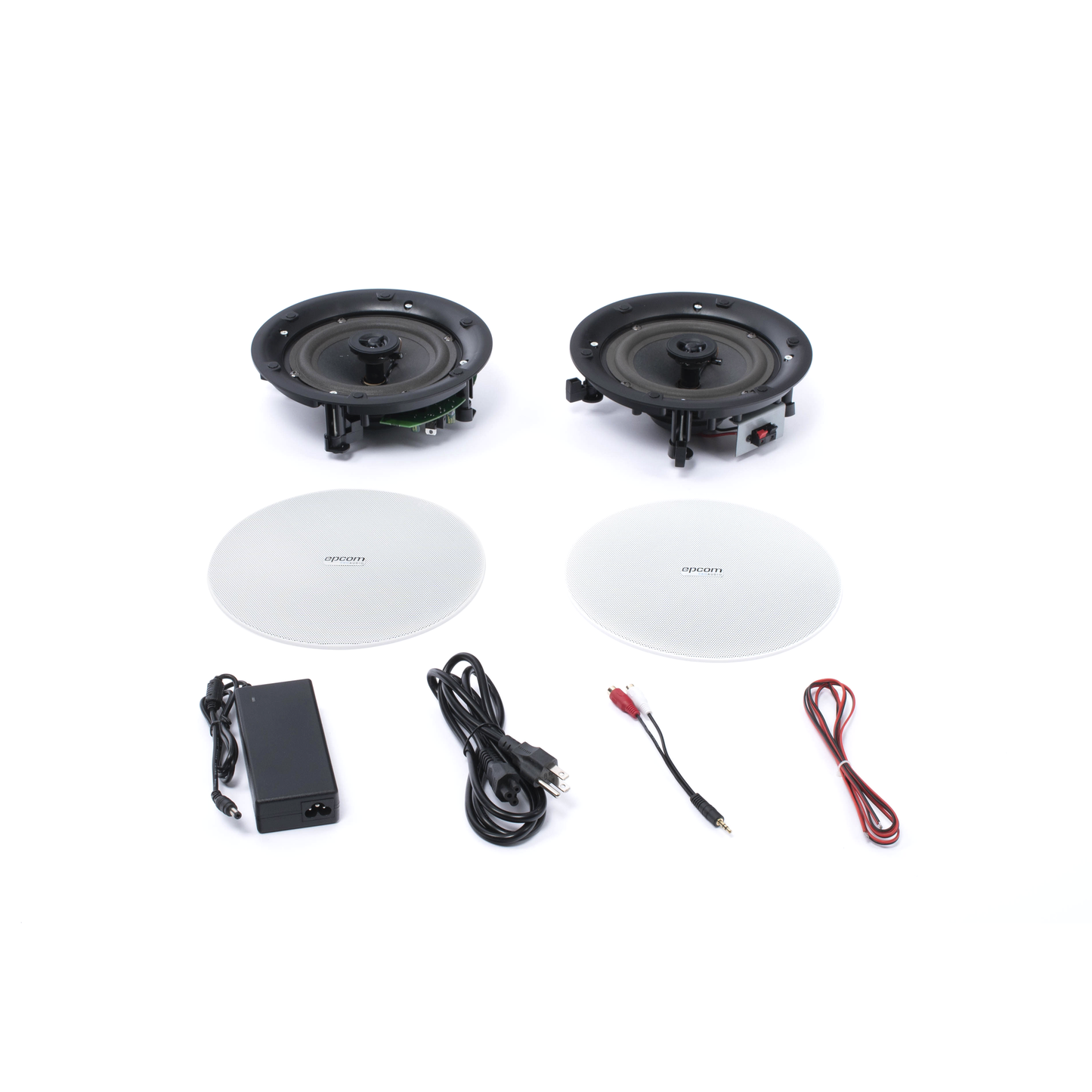 Kit de Bocinas de plafón 6.5in | Conexión Bluetooth | 2 x 20W | Frameless | Bocina Pasiva + Bocina Activa | EPCOM PROAUDIO - Imagen 3