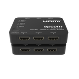 Switch HDMI 5x1 | 18Gbps | 4K@60Hz | YCbCr 4:4:4 | HDR, Dolby Vision y HLG | Soporte 3D | Conmutación Automática y Manual | Diseño Compacto EPCOM PROAUDIO - Imagen 2