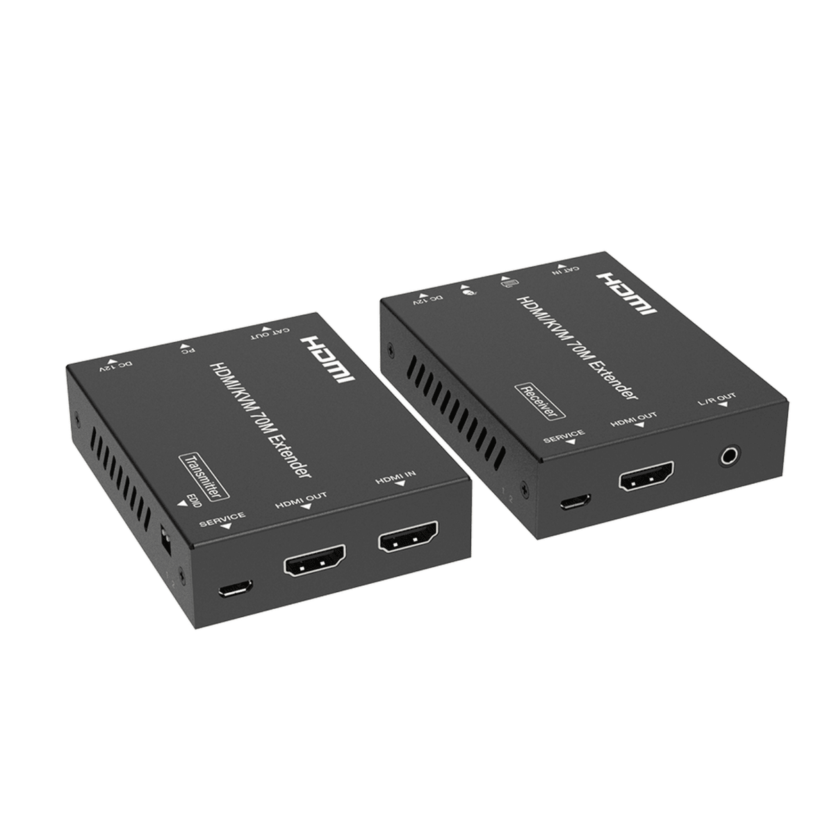 Kits Extensores, Convertidores , Divisores, HDMI, VGA, DVIEPCOM PROAUDIOEPC-EDB70KKit Extensor HDMI KVM 70m 4K 60Hz PoC Audio HDCP 2.2 EPCOM PROAUDIO EPC - EDB70K - SILYMX