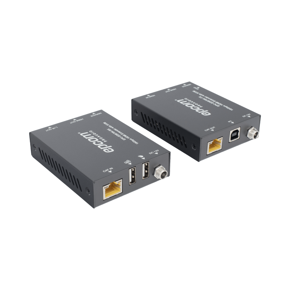 Kits Extensores, Convertidores , Divisores, HDMI, VGA, DVIEPCOM PROAUDIOEPC-EDB70KKit Extensor HDMI KVM 70m 4K 60Hz PoC Audio HDCP 2.2 EPCOM PROAUDIO EPC - EDB70K - SILYMX