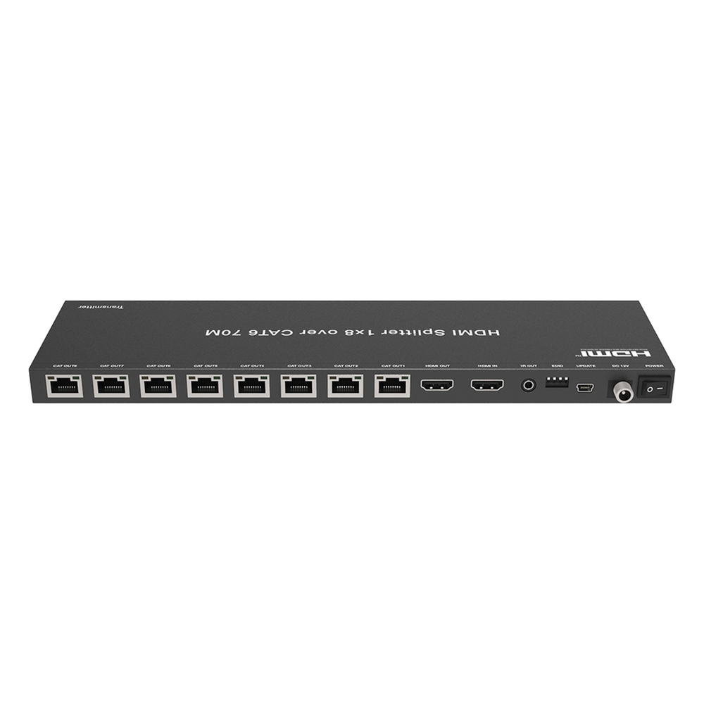 Splitter HDMI 1x8 / 4K@30Hz 4:4:4 / Extensión 40 m (131.2 ft) a 4K / 70 m (229.7 ft) a 1080p / PoC Unidireccional / Salida de Bucle HDMI / EDID Avanzado EPCOM PROAUDIO - Imagen 3