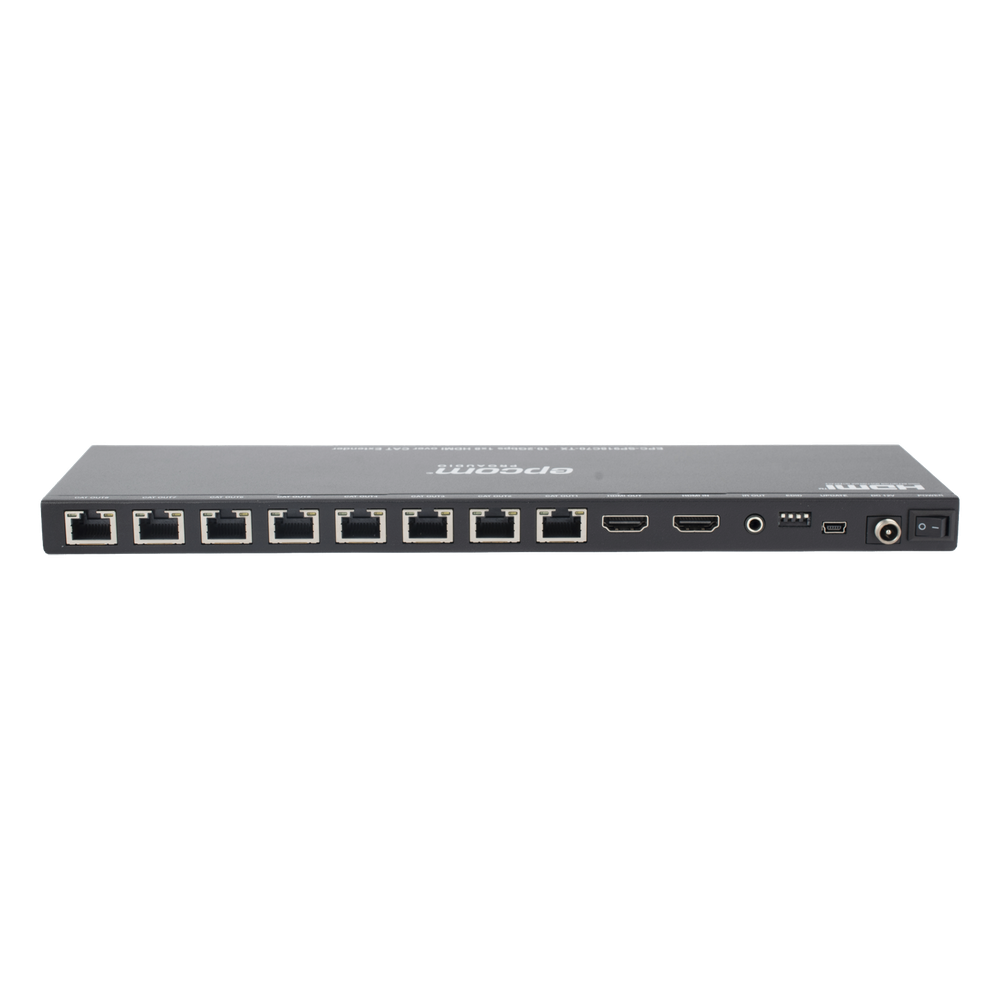 Splitter HDMI 1x8 / 4K@30Hz 4:4:4 / Extensión 40 m (131.2 ft) a 4K / 70 m (229.7 ft) a 1080p / PoC Unidireccional / Salida de Bucle HDMI / EDID Avanzado EPCOM PROAUDIO - Imagen 4