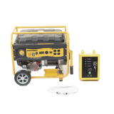 Generador a Gasolina con Encendido Automático con fallo a CFE 6.5KW Jaula con Ruedas para Fácil Traslado EPGEN7000ATS EPCOM POWERLINE - Imagen 1