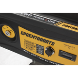Generador a Gasolina con Encendido Automático con fallo a CFE 6.5KW Jaula con Ruedas para Fácil Traslado EPGEN7000ATS EPCOM POWERLINE - Imagen 2