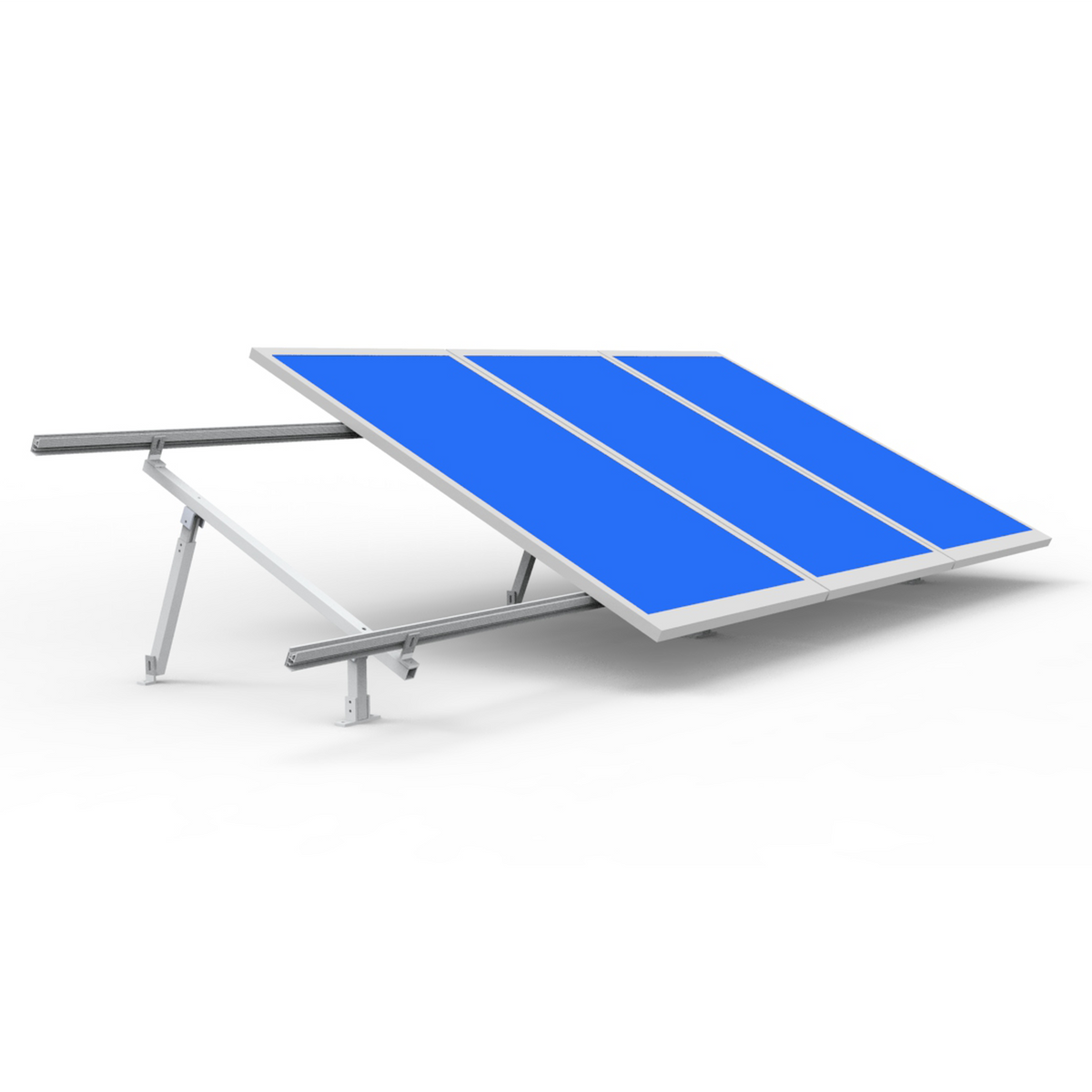 Montaje Panel Solar Aluminio Anodizado Riel 4200mm Arreglo 1x4 Modulos 40mm Viento 162km/h EPCOM POWERLINE EPL-AM01-1X4V2 - Imagen 2