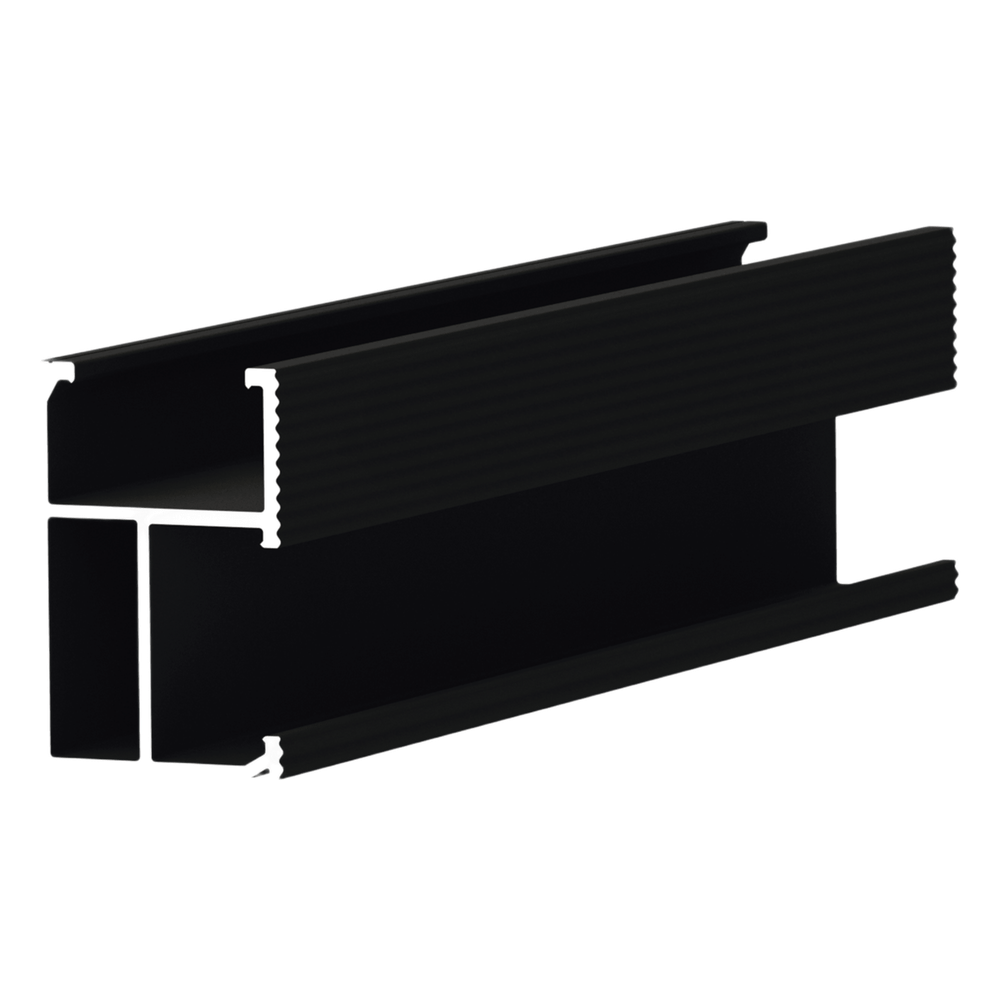 Riel de Montaje Fotovoltaico Aluminio Anodizado Negro 2700mm (8.9ft) EPCOM POWERLINE EPL-SR8-2700BLK - Imagen 1
