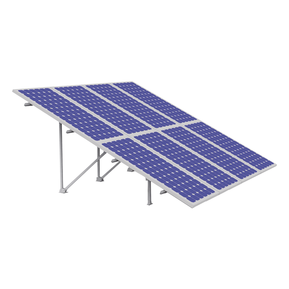 Montaje para Panel Solar 2x4 en Piso Riel 2200mm Módulos 40mm Viento 151km/h EPCOM POWERLINE EPLGM012X4XL - Imagen 2