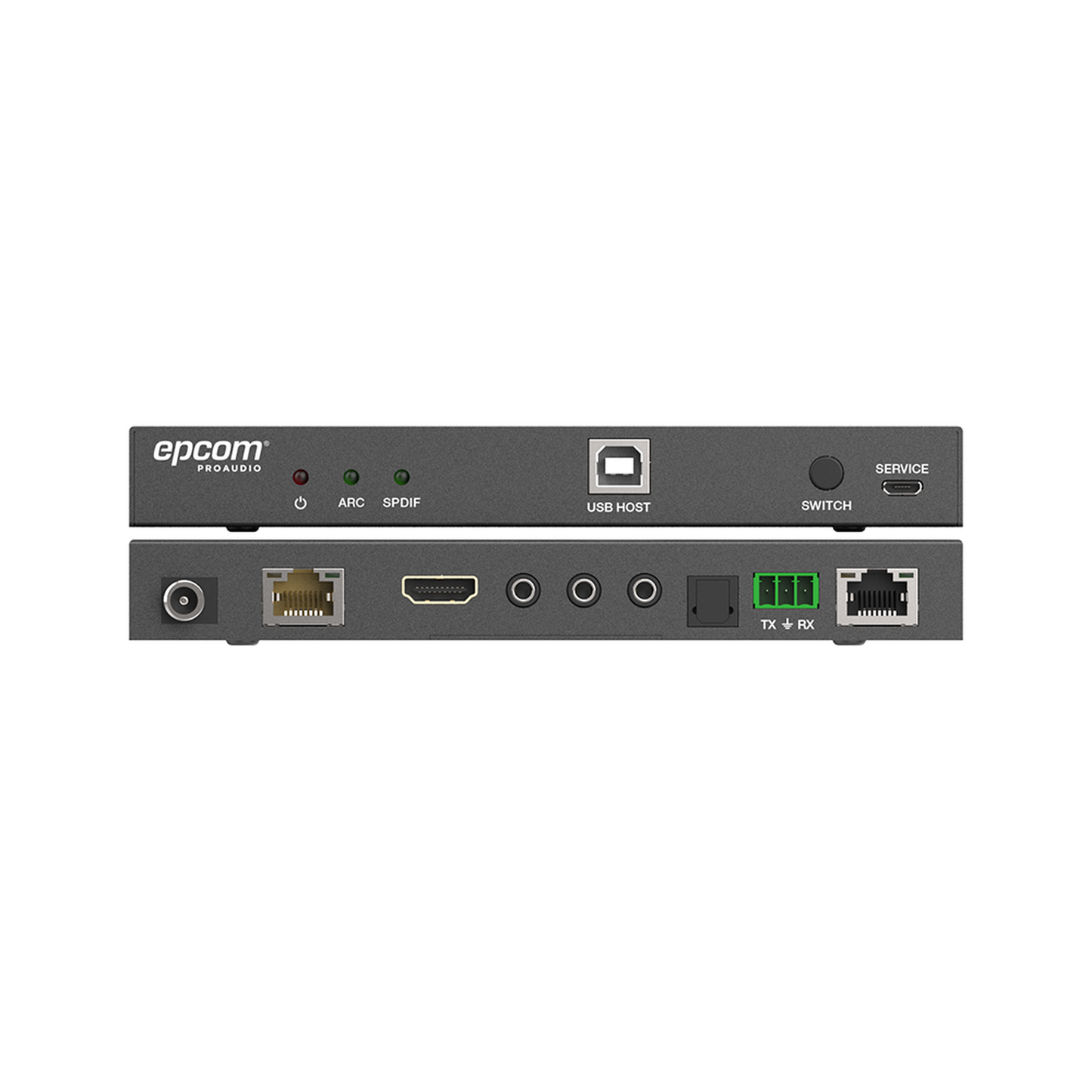 Kit Extensor HDMI 4K2K@60HZ HDR 4:4:4 HDBaseT 100M Salida de Audio HDCP 2.2 IR Bidireccional EPCOM PROAUDIO - Imagen 1