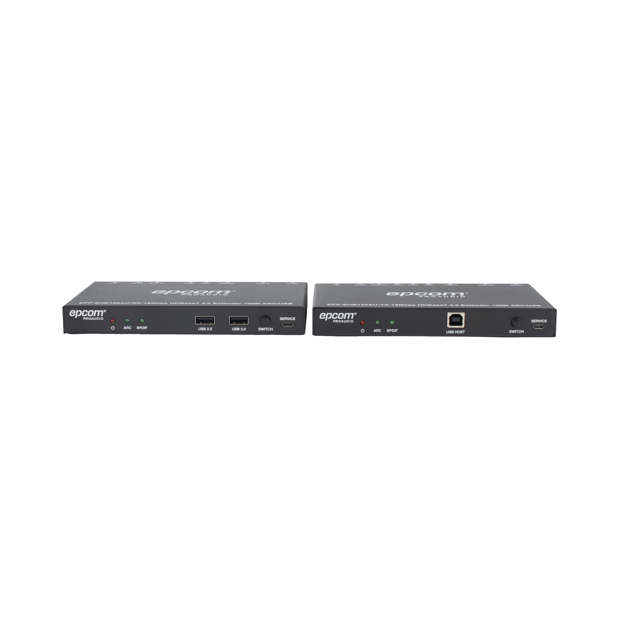 Kit Extensor HDMI 4K2K@60HZ HDR 4:4:4 HDBaseT 100M Salida de Audio HDCP 2.2 IR Bidireccional EPCOM PROAUDIO - Imagen 3
