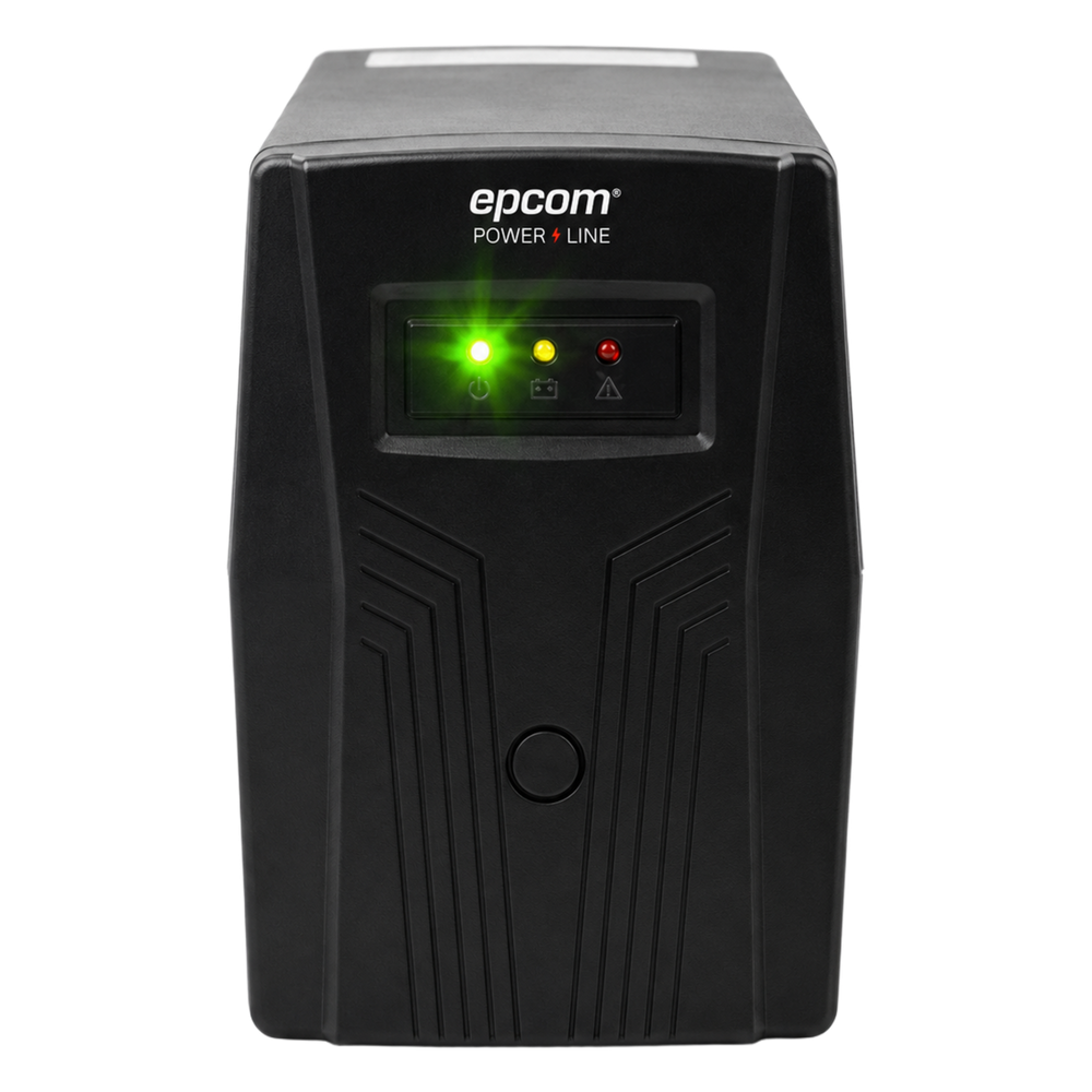 UPS Línea Interactiva / 1,000 VA / 600 W / 120 Vca / 6 Tomas NEMA 5-15R / AVR / 320 Joules EPCOM POWERLINE - Imagen 1