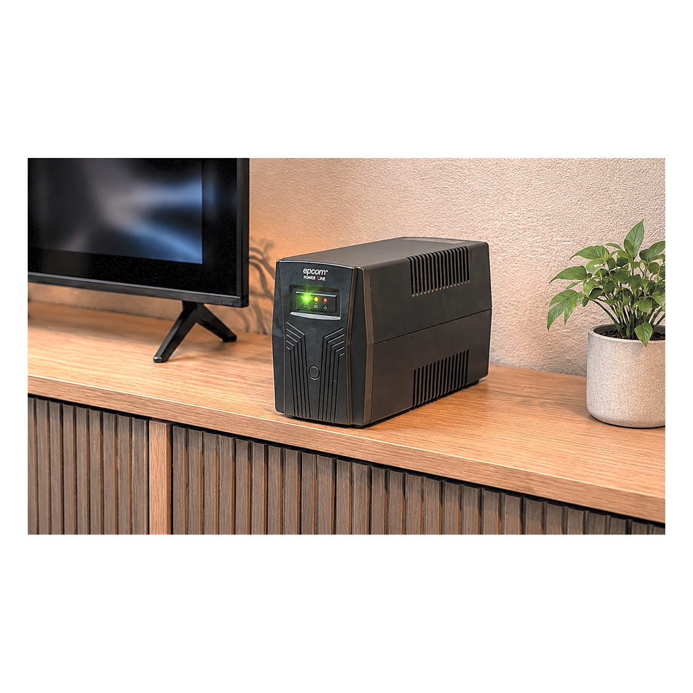 UPS Línea Interactiva / 1,000 VA / 600 W / 120 Vca / 6 Tomas NEMA 5-15R / AVR / 320 Joules EPCOM POWERLINE - Imagen 3
