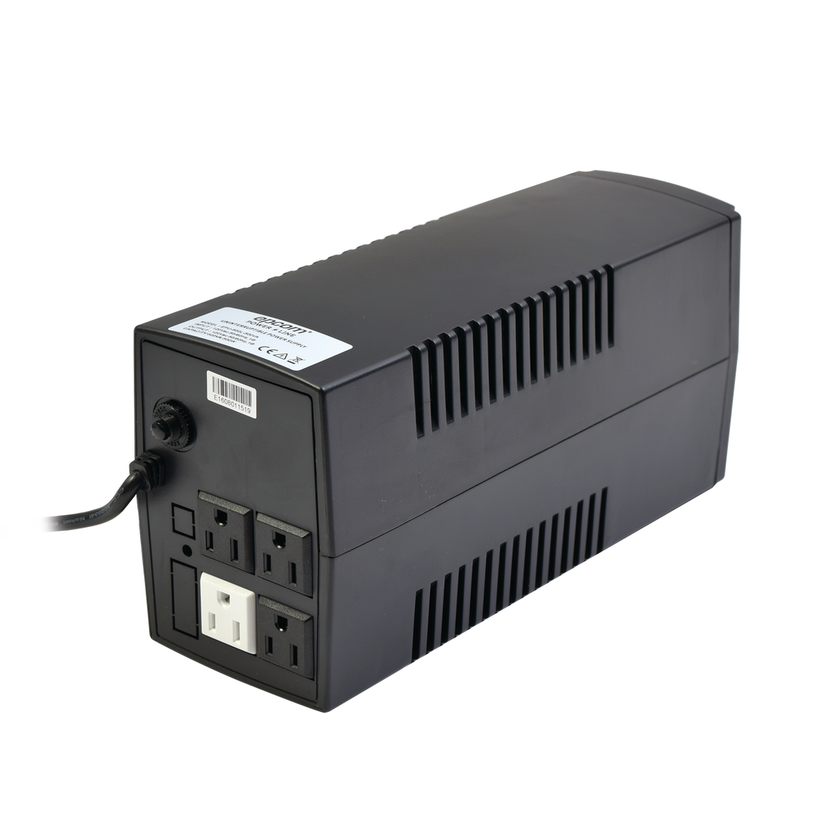 UPS de 500VA/300W / Regulador de Voltaje AVR / Batería de 7 Ah / 4 Tomas NEMA 5-15R / Display de LED EPCOM POWERLINE - Imagen 1