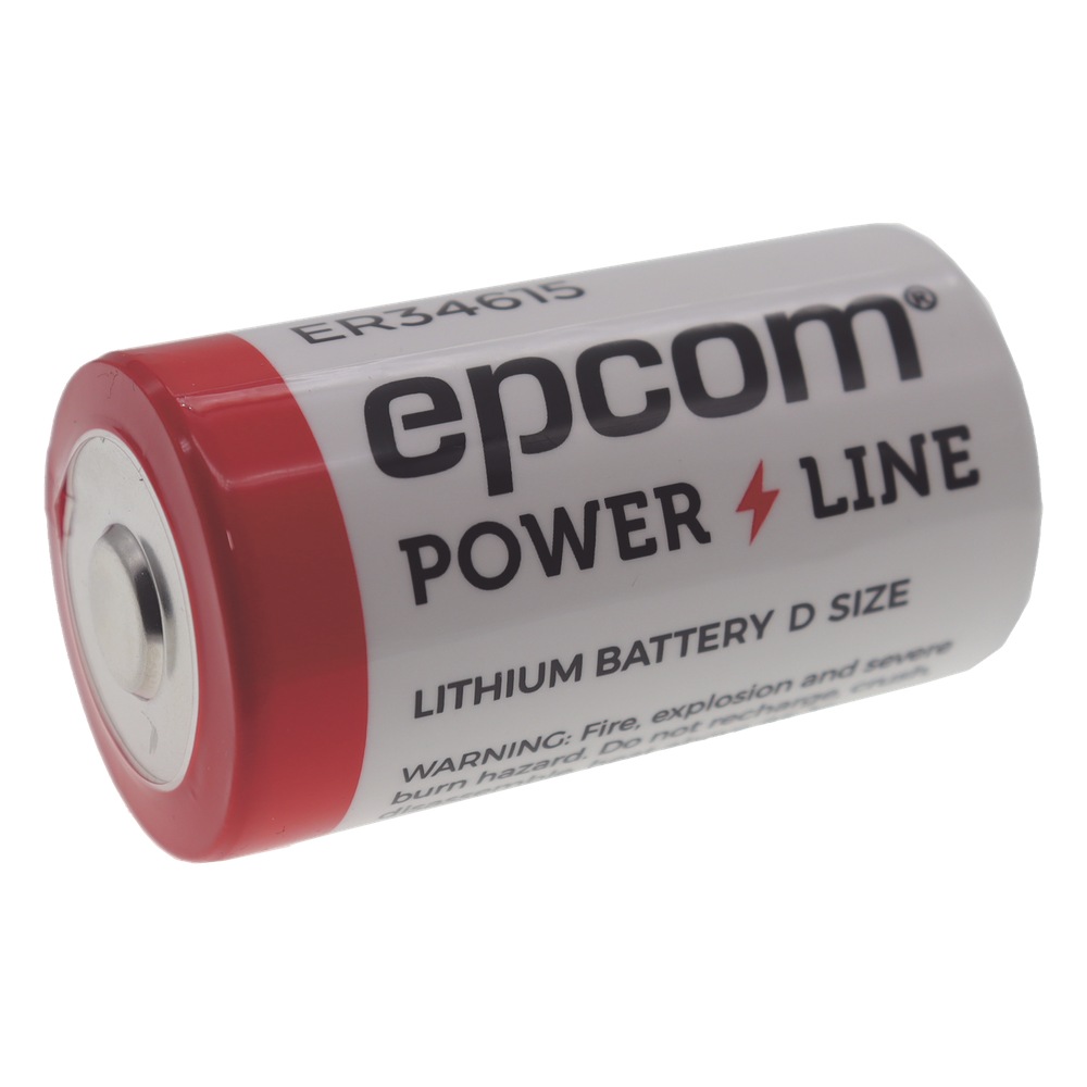 Bateria de 3.6V a 19Ah Li-SOCI2 Tamaño D ( Batería no recargable ) EPCOM POWERLINE ER-34615 - Imagen 1