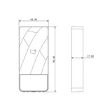 Lectora de tarjetas ID 125 Khz Para exteriores DHI-ASR1200E-D - SILYMX