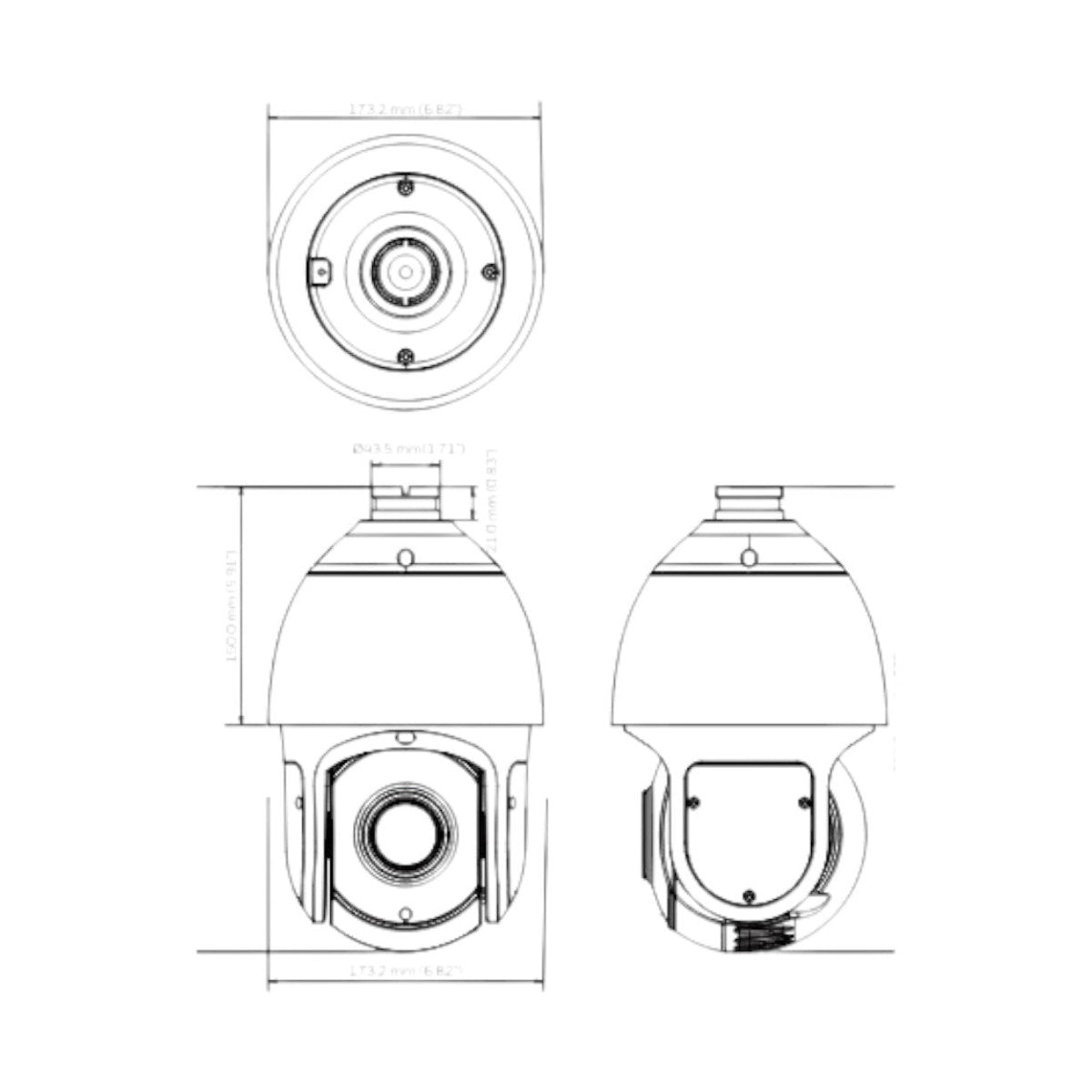 Camara Ptz Ip 2 Mpx 150 Mts Ir Exterior Ip67 Honeywell HC35WZ2R25 - SILYMX