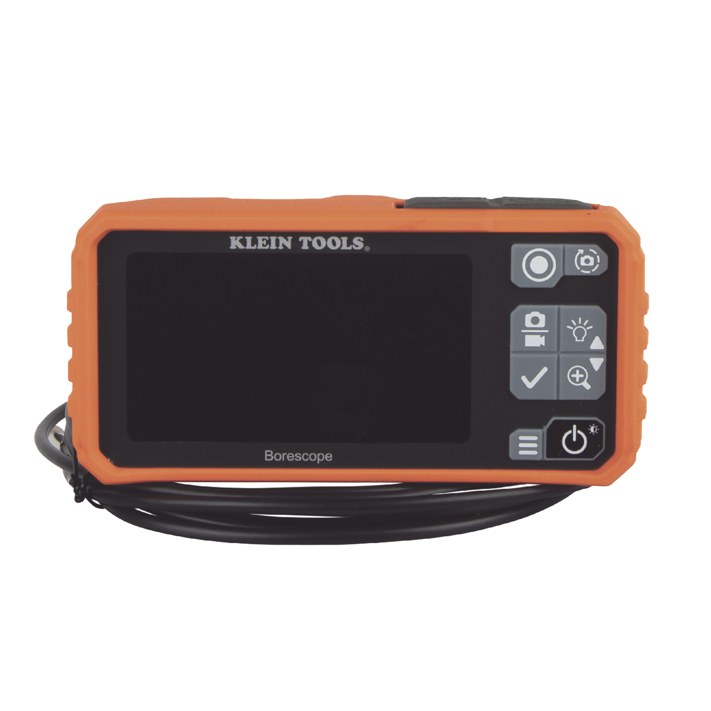 Cámara Boroscopio de Inspección 5.5mm 720p USB-C, LCD 4.3" Color, Cuello de Cisne Nylon de 10' (3m) con Imán, Espejo, 6 LED´s. Batería Io-Li Recargable. Ideal en Electricidad, HVAC, Plomería y Aviación KLEIN TOOLS - Imagen 1