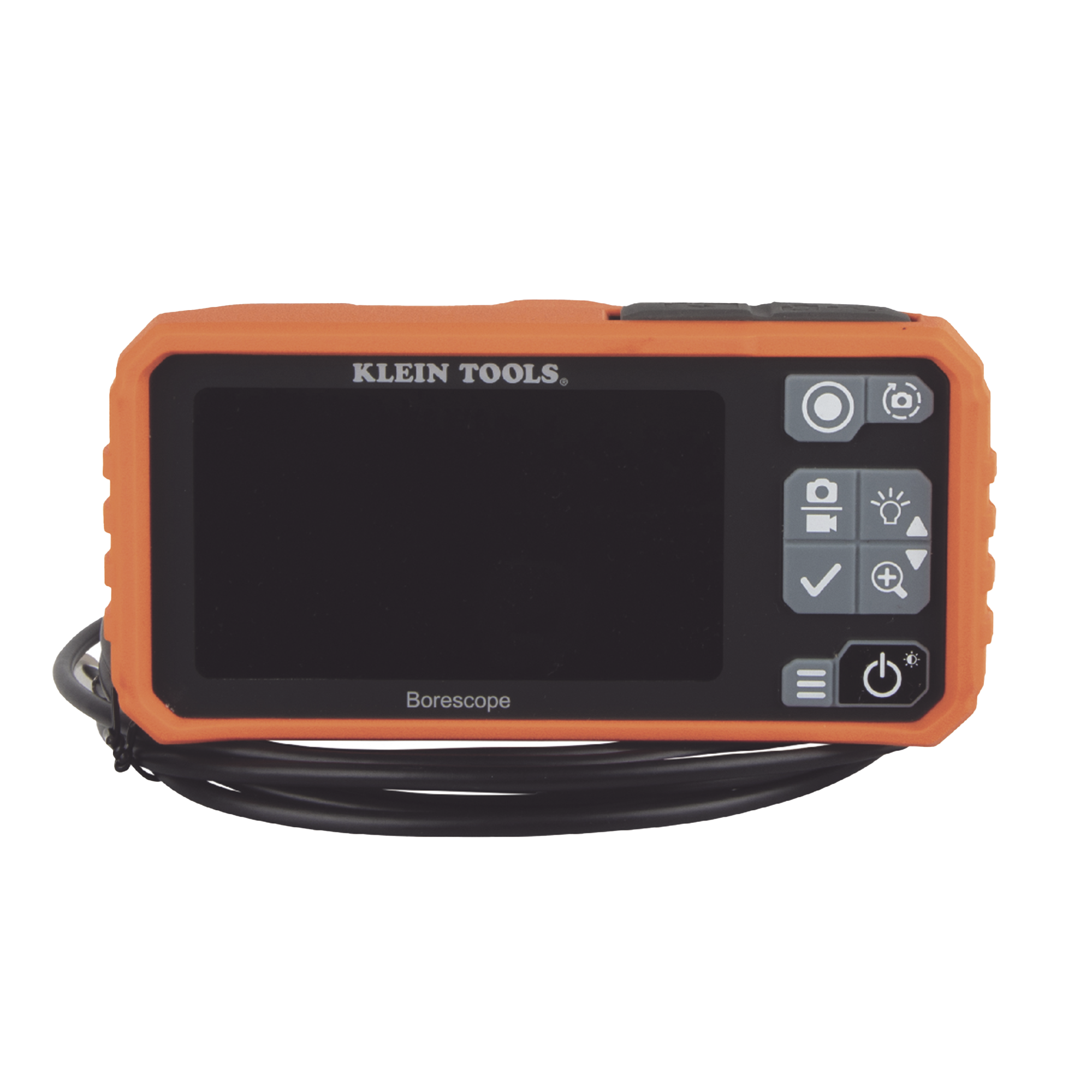 Cámara Boroscopio de Inspección 5.5mm 720p USB-C, LCD 4.3" Color, Cuello de Cisne Nylon de 10' (3m) con Imán, Espejo, 6 LED´s. Batería Io-Li Recargable. Ideal en Electricidad, HVAC, Plomería y Aviación KLEIN TOOLS - Imagen 1