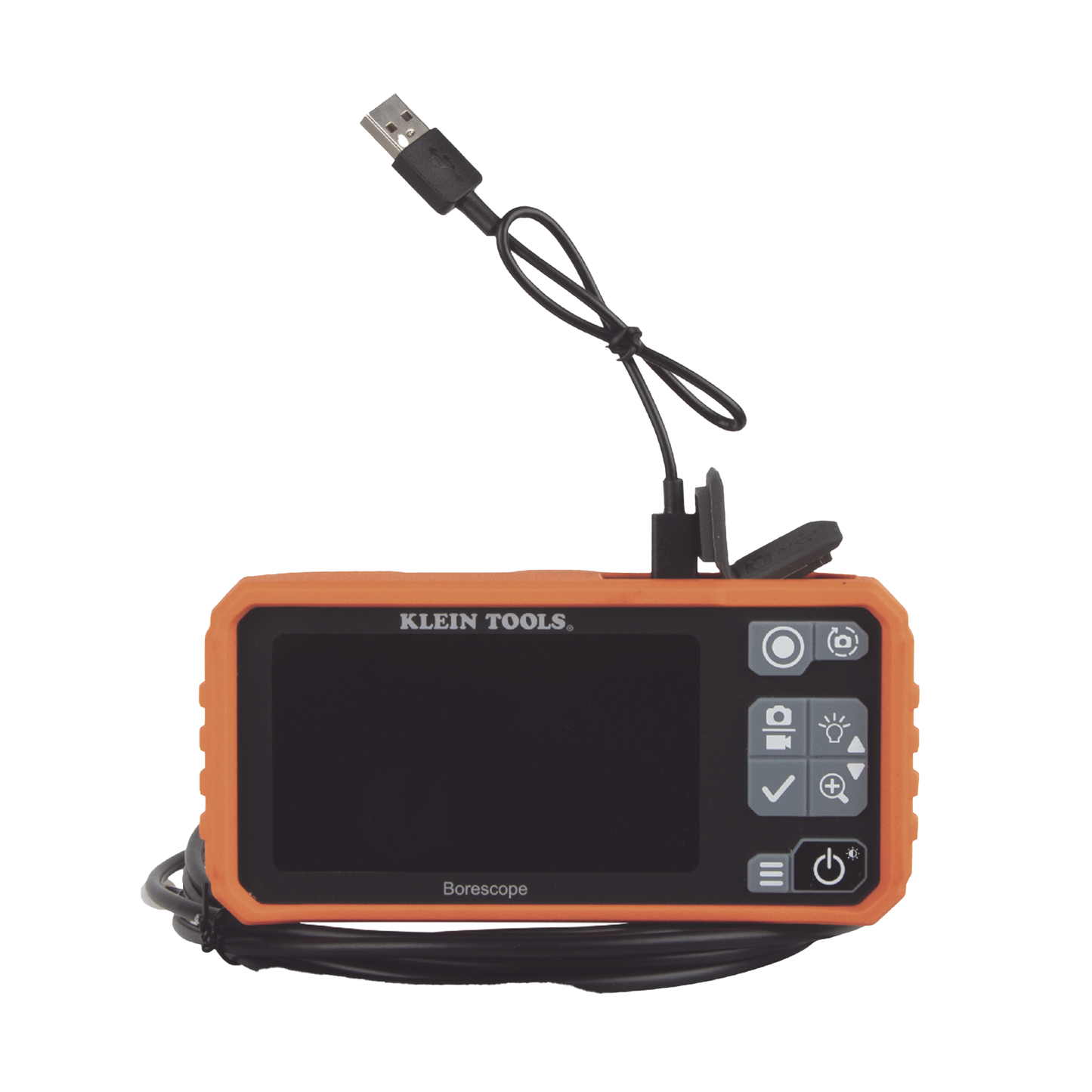 Cámara Boroscopio de Inspección 5.5mm 720p USB-C, LCD 4.3" Color, Cuello de Cisne Nylon de 10' (3m) con Imán, Espejo, 6 LED´s. Batería Io-Li Recargable. Ideal en Electricidad, HVAC, Plomería y Aviación KLEIN TOOLS - Imagen 2