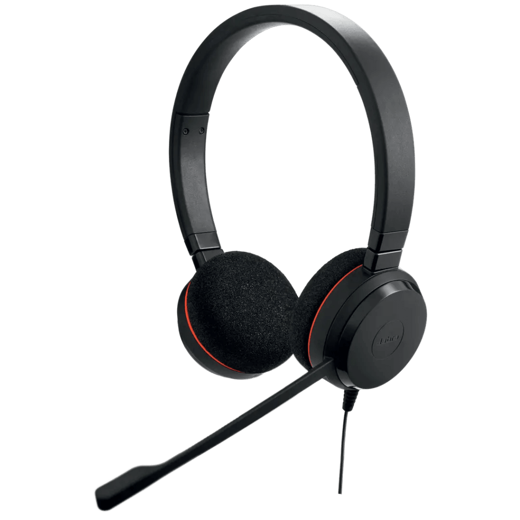 AuricularesJABRAEVOLVE20-DUO-MS-USB-C/AAuriculares Jabra Evolve 20 DUO USB - C/A Cancelación Ruido Plug and Play Microsoft Teams EVOLVE20 - DUO - MS - USB - C/A - SILYMX