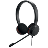 AuricularesJABRAEVOLVE20-DUO-MS-USB-C/AAuriculares Jabra Evolve 20 DUO USB - C/A Cancelación Ruido Plug and Play Microsoft Teams EVOLVE20 - DUO - MS - USB - C/A - SILYMX
