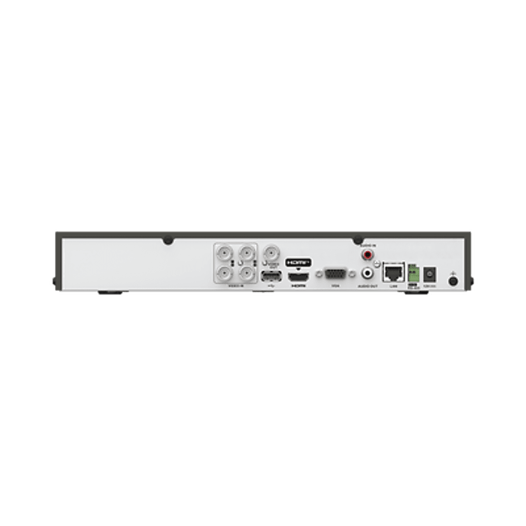 Videograbadoras Analogicas TurboHD TVI AHD CVIEPCOM PROFESSIONALEX-8004TURBO-LDVR Hibrido 4K 4 Canales TurboHD + 4 IP AcuSense Audio Bidireccional H.265+ EPCOM EX - 8004TURBO - L - SILYMX