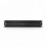 Panel de Parcheo Cat6+ 48 Puertos RJ45 2U Precargado Negro KeyConnect Belden AX103255