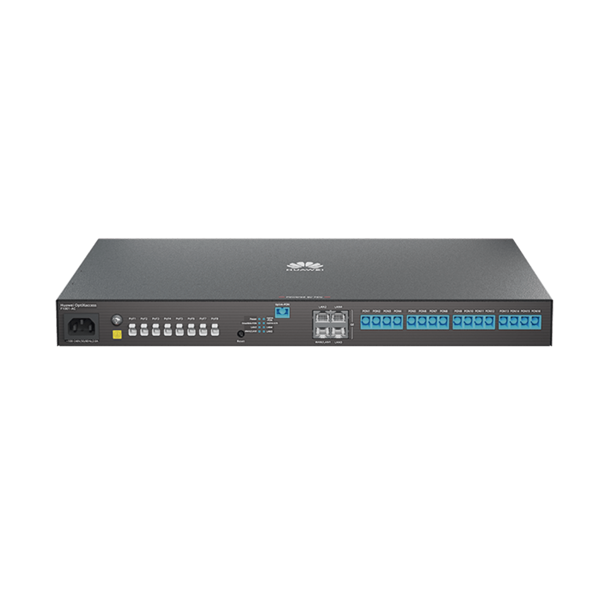 OLT ONT ONUHUAWEIF1001-ACGateway Óptico MiniFTTO 4GE 1 XGPON 16 GPON 8 PoF VPN Firewall Nube Huawei F1001 - AC - SILYMX