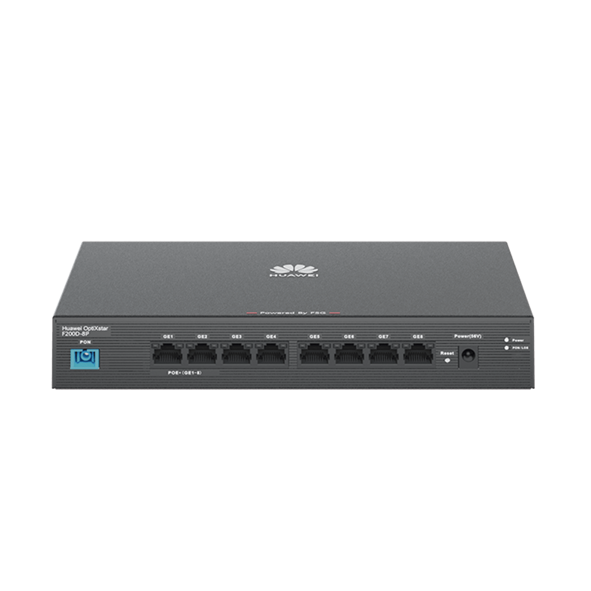 OLT ONT ONUHUAWEIF200D-8PONU Switch Gigabit PoE 8 Puertos 120W Downstream 2.488 Gbps Cloud HUAWEI F200D - 8P - SILYMX