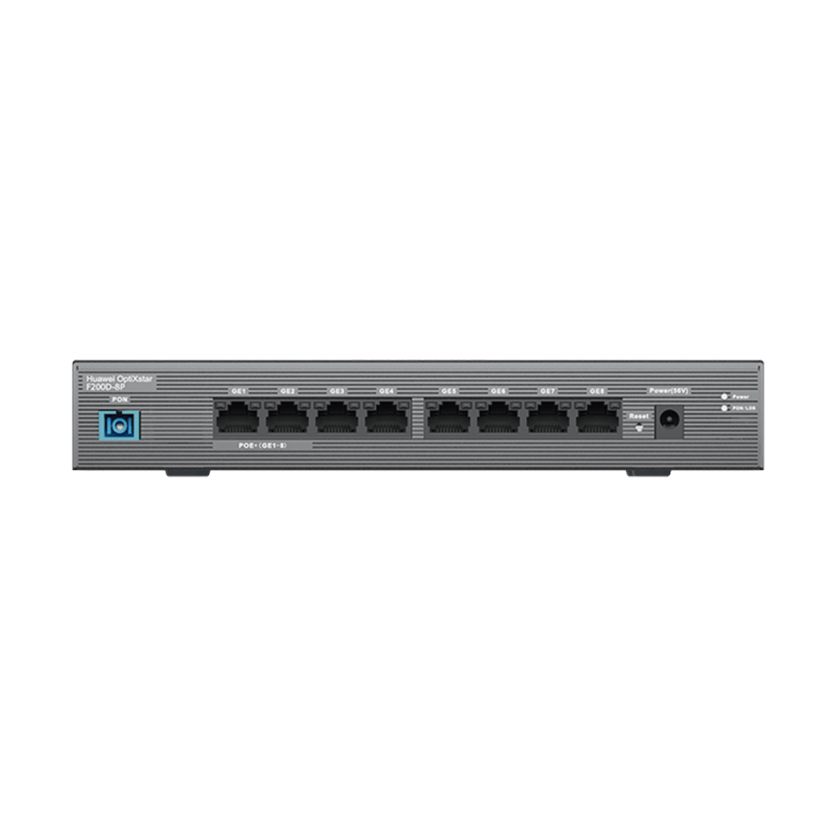 OLT ONT ONUHUAWEIF200D-8PONU Switch Gigabit PoE 8 Puertos 120W Downstream 2.488 Gbps Cloud HUAWEI F200D - 8P - SILYMX