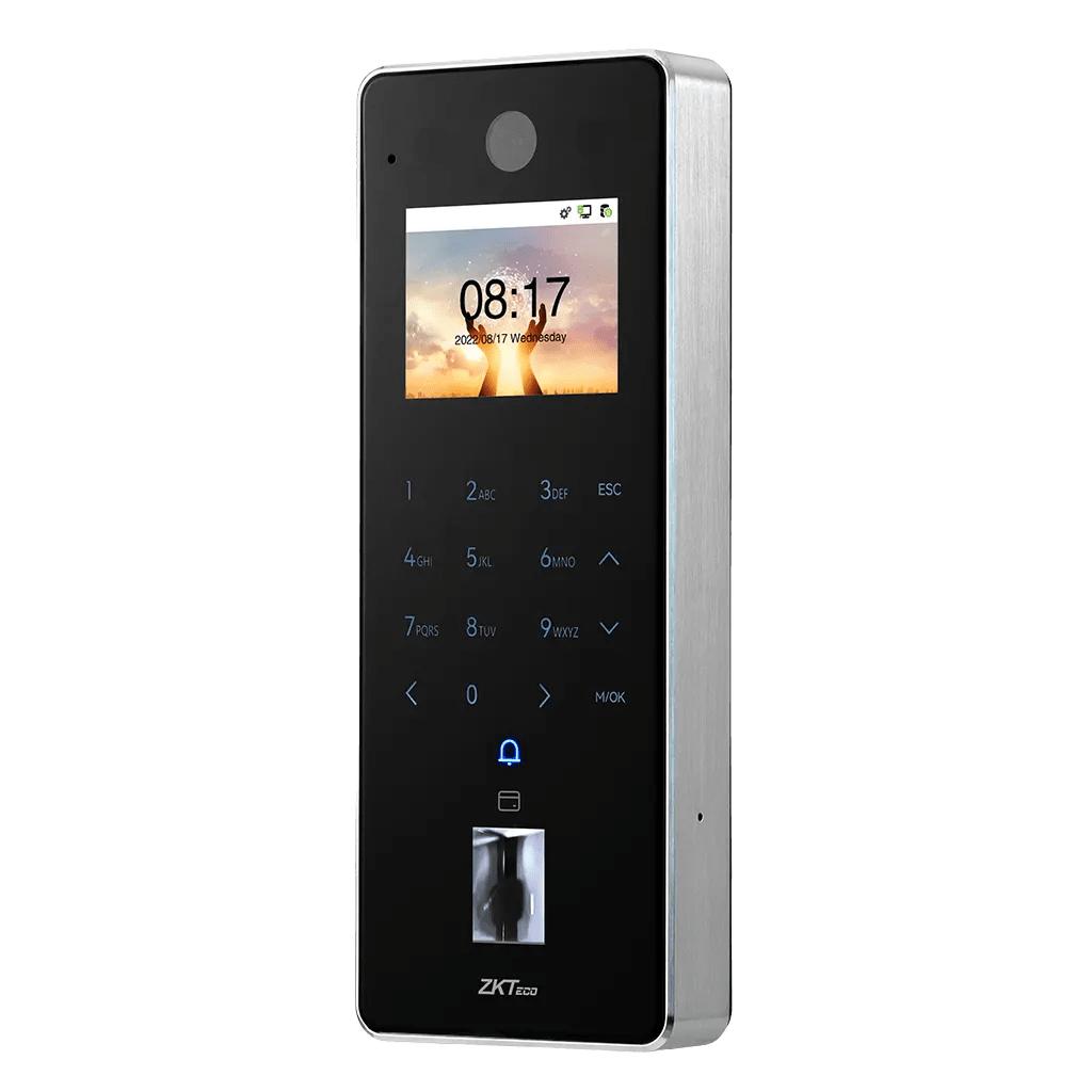 ZKTECO F35 - Control de Acceso o Asistencia con Huella Digital BioID+ (10,000), Tarjeta ID 125 kHz (10,000), Registro de 500,000 Eventos, Conexión Ethernet y WiFi / IP65 - Imagen 1