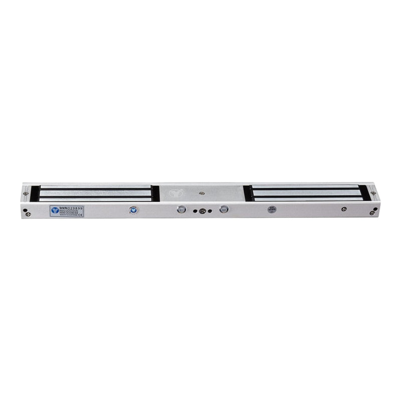 Cerradura Magnética Doble con Indicador Led para Control de Acceso Interior Fuerza de Sujeción 180 Kg o 350 Lbs por lado Compatible con Soporte MBK180NDZL y MBK180U YM-180ND(LED) - SILYMX