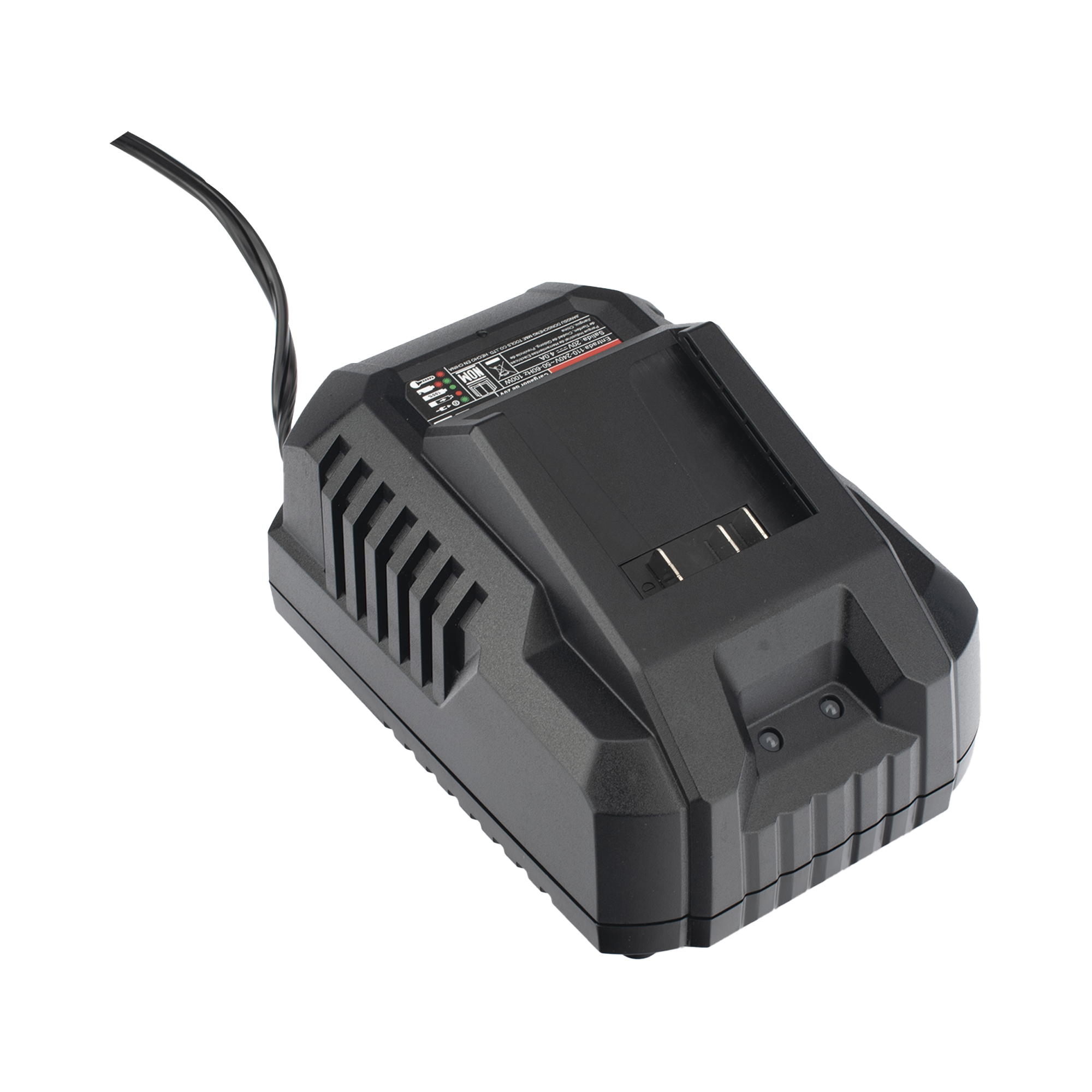 Cargador de Baterías 20V 4.0Ah 110V Protección Sobrecarga Sobrecalentamiento Dongcheng FFCL-2004 - Imagen 1