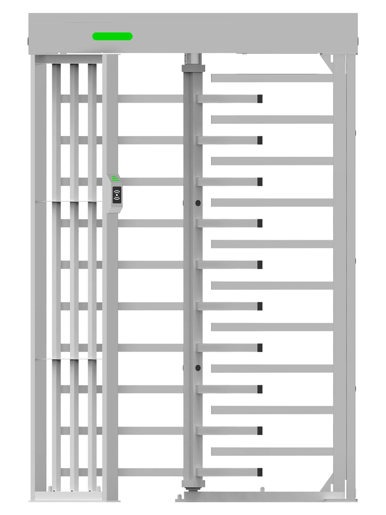ZKTECO FHT3300 - Torniquete modular de Altura Completa, Acero Inoxidable SUS304, IP54, Compatible con 110 / 220 Vca, 3 Barras de Giro, Alta Durabilidad (1 Millón de Ciclos), Capacidad de 20 Personas por Minuto - Imagen 2