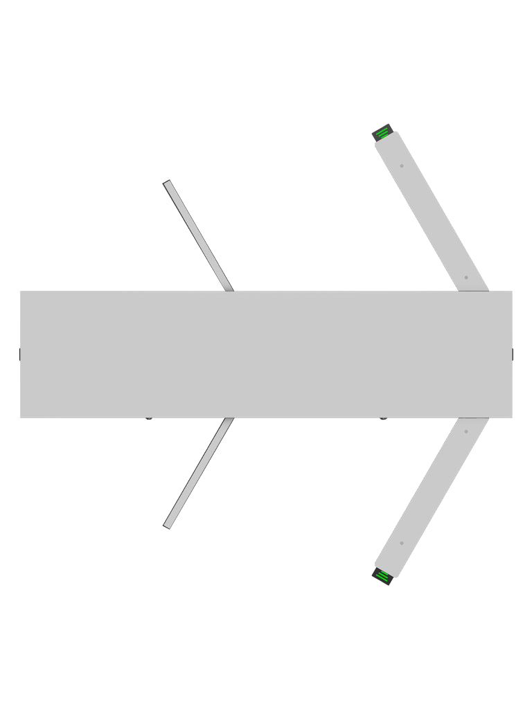 ZKTECO FHT3300 - Torniquete modular de Altura Completa, Acero Inoxidable SUS304, IP54, Compatible con 110 / 220 Vca, 3 Barras de Giro, Alta Durabilidad (1 Millón de Ciclos), Capacidad de 20 Personas por Minuto - Imagen 5