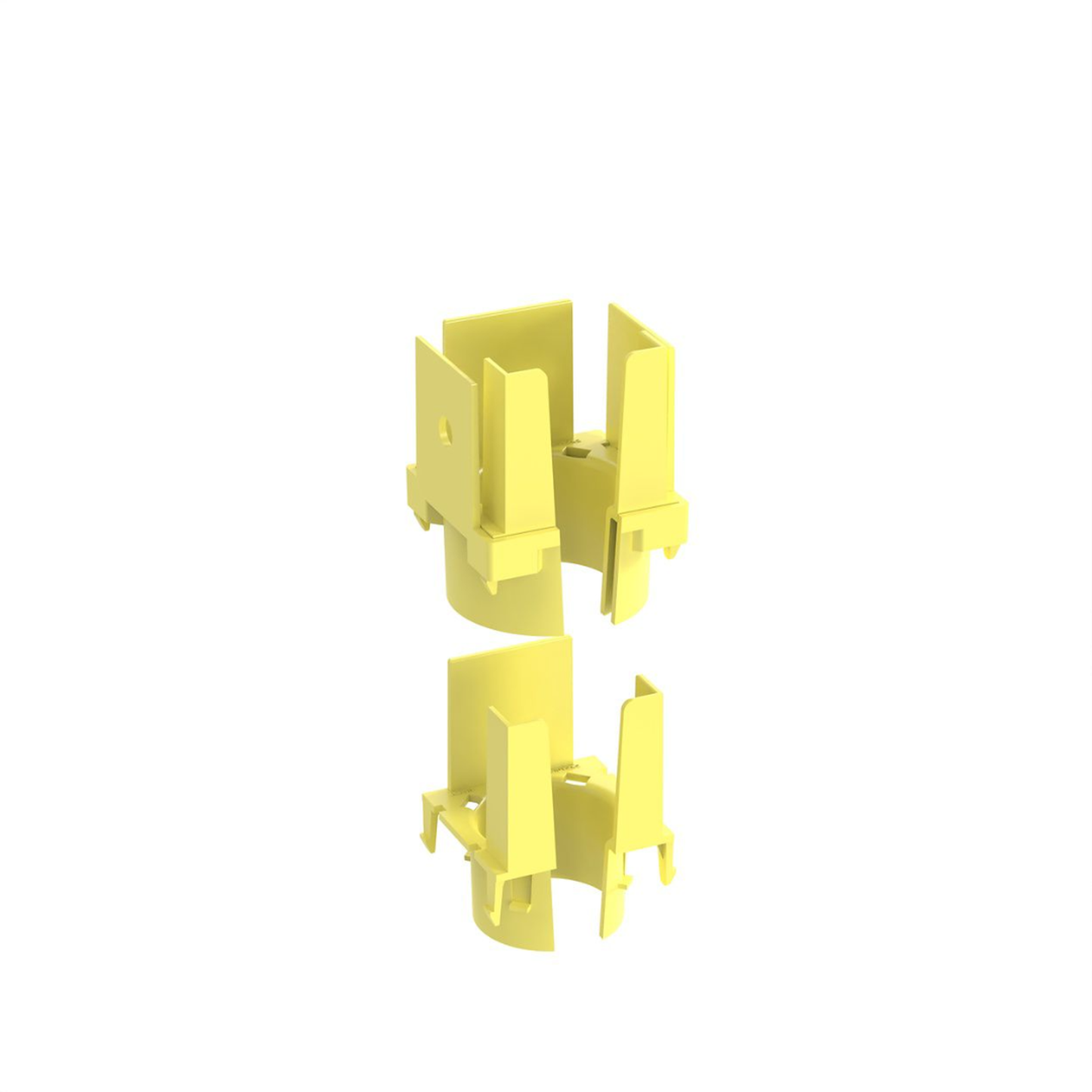 Tapa con 1 Salida a Tubo Corrugado de 1.5in (38mm), Para uso con Canaletas 2X2 FiberRunner™, Color Amarillo PANDUIT - Imagen 3