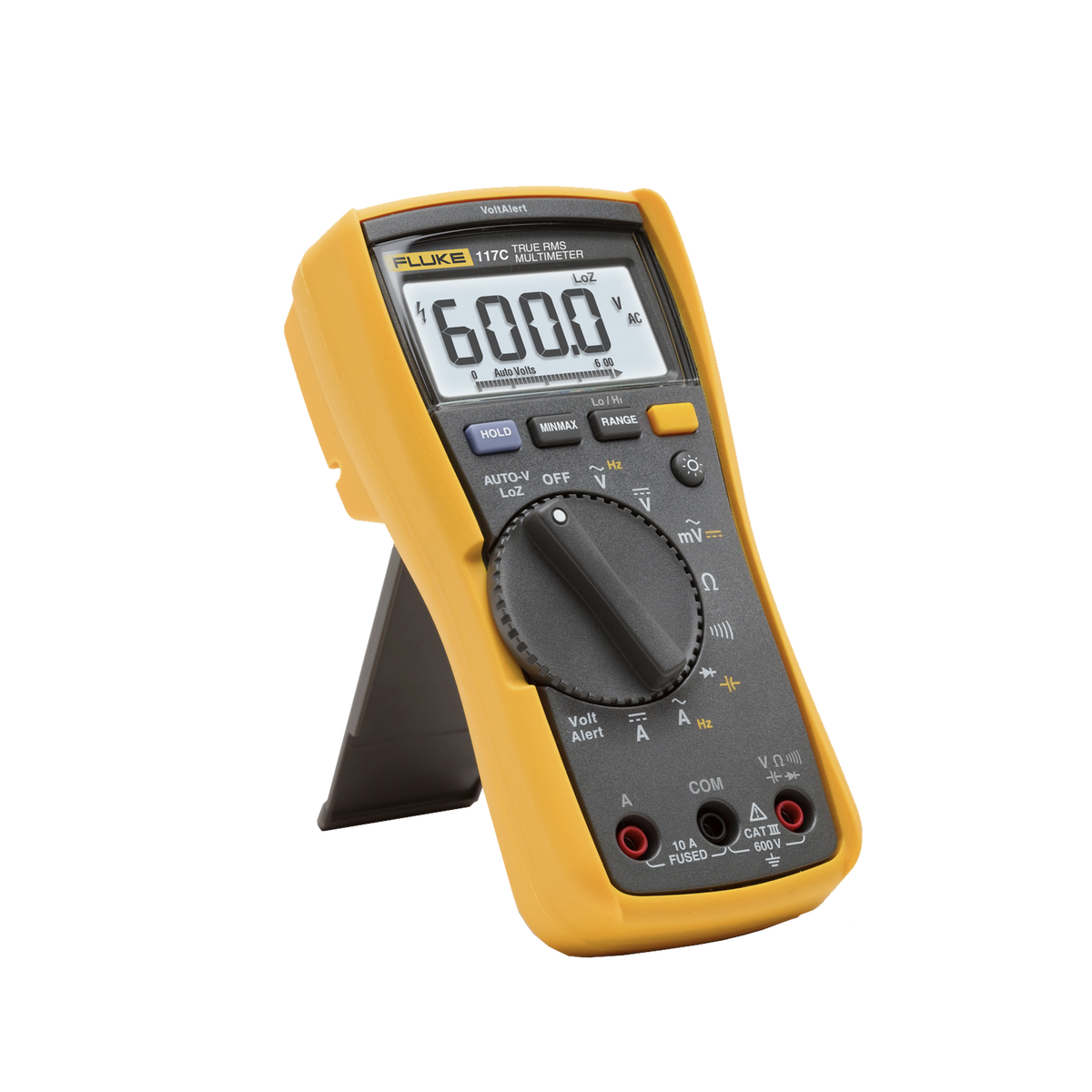Multímetro Digital para Electricista, con Detector de Voltaje sin Contacto, Uso con Voltaje Máximo de 600 V, Pantalla LED Retroiluminada FLUKE - Imagen 1
