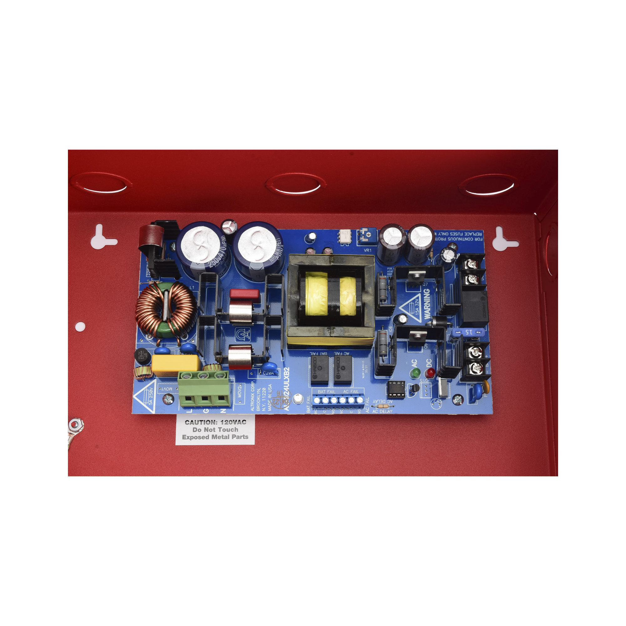 Fuente De Poder / Cargador De 24 Vcd A 10A Gabinete Color Rojo #N/A - Imagen 5