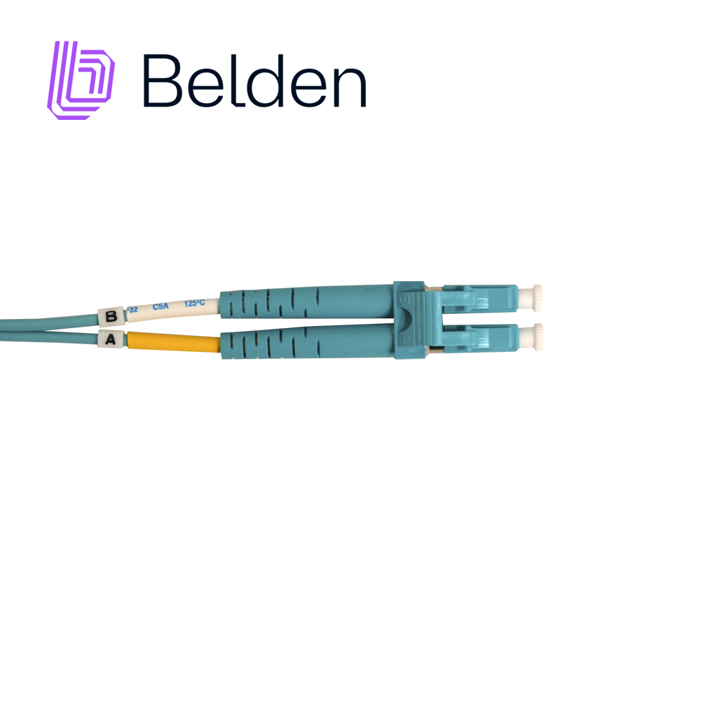 Belden Cable Fibra Óptica OM3 Duplex LC Macho - LC Macho 3 Metros Azul FP3LDLD003M - Imagen 2